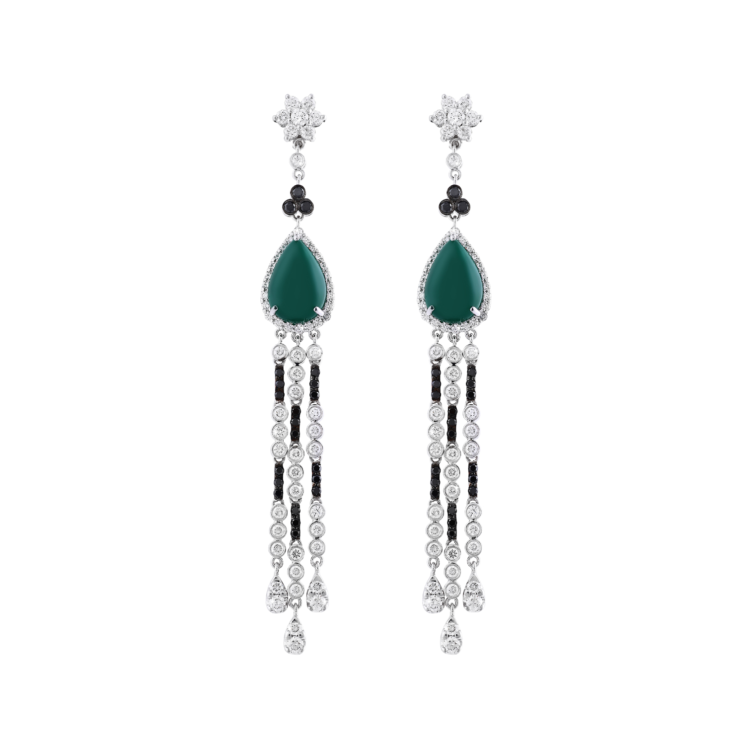 Bespoke Jewellery Singapore Exotic Gems & Jewellery Pte Ltd Emerald Diamond Earrings