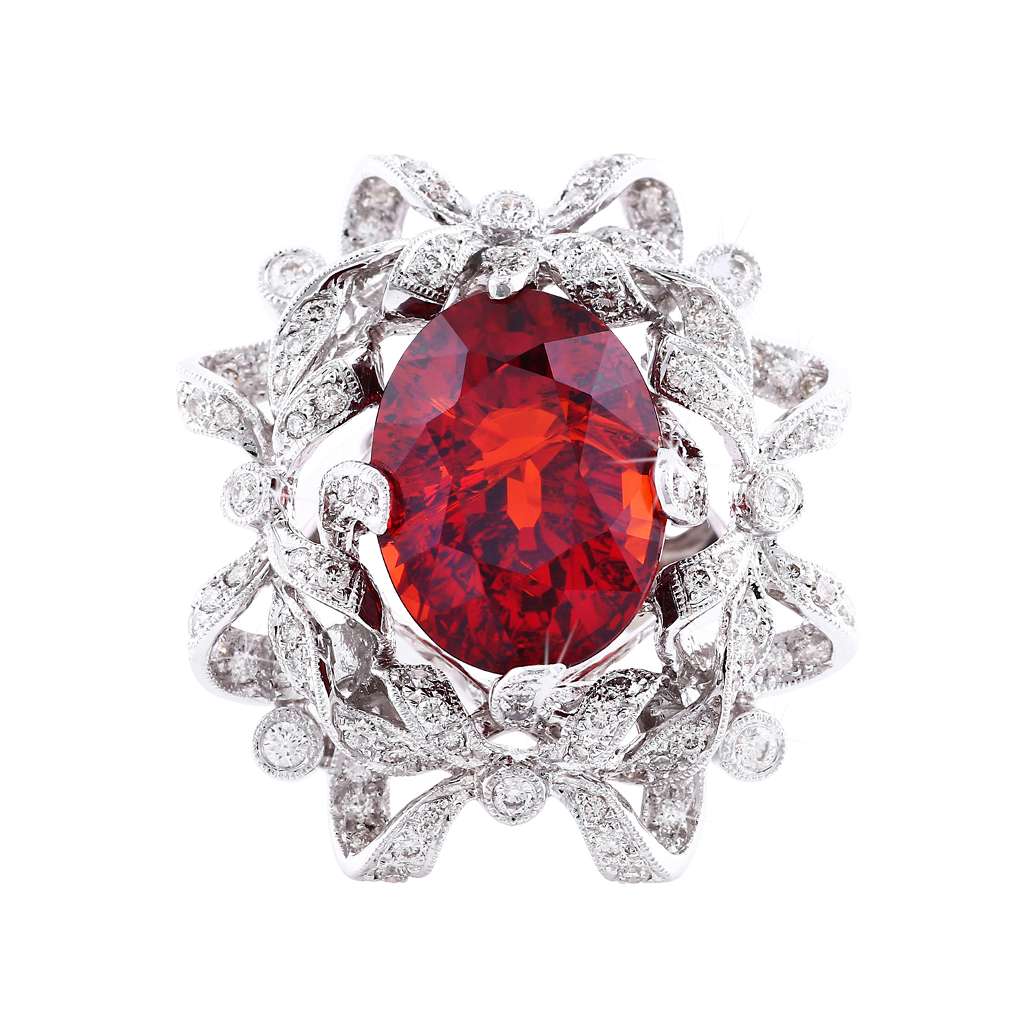 Bespoke Jewellery Singapore Exotic Gems & Jewellery Pte Ltd Rubelite Diamond Ring